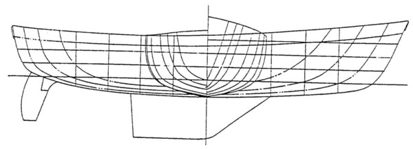 Nimble 30 hull plan