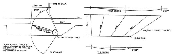 Nimble 30 keel plan