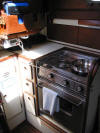 Yin Yang's port side galley