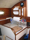 Yin Yang's starboard side galley